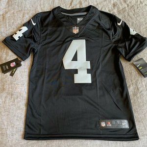 DEREK CARR BLACK SILVER LIMITED JERSEY